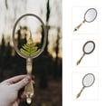 thumbnail image 4 of MasteelfCA Retro Handheld Compact Mirror Portable Metal Makeup Mirror for Home Travel, 4 of 7