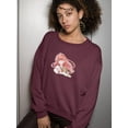 thumbnail image 2 of Anime Girl Tsundere Look Sweatshirt Women -Image by Shutterstock, Female XX-Large, 2 of 4