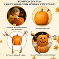 thumbnail image 4 of Set of 4 Bendable Pumpkin Arms and Legs | Twisting Vines for Halloween Pumpkin Carving DIY Crafts for Kids | Includes 2 arms and 2 Legs | Outdoor & Indoor Halloween Decorations, 4 of 8