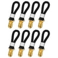 thumbnail image 1 of Uxcell 8 Pcs Clips para Toallas de Té con Lazo de Algodón para Colgar, Ganchos de Toalla de Metal de 3.5 Pulgadas, Perchas de Tela Multipropósito para Hogar Cocina Baño, Negro, 1 of 7