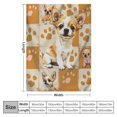 thumbnail image 4 of Orinice Chihuahua Blanket for Girls, Boys Flannel Blankets - Soft Fuzzy Plush Throws Gift - Orange Funny Throw Blanket for Couch, Sofa 60x80in, 4 of 6