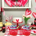 thumbnail image 3 of Heart Shaped Slotted Basket with Handles, Plastic Mini Gift Basket for Valentines Day Wedding Birthday Easter Bag Party Favors & Gifts for Home School Office & More 2-ct Packs, 3 of 7
