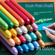 thumbnail image 1 of Tiza de color blanco soluble en agua que no ensucia las manos y no deja polvo para los niños, los grafitis no dejan caer polvo, los profesores, los profesores en clase, tiza, 1 of 1