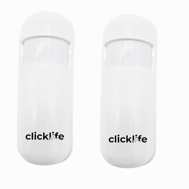 Sensor de Movimiento Inalámbrico Clicklife Blanco Frecuencia 433 MHz con Amplia Detección Infrarroja