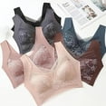 thumbnail image 7 of Jeadora Bras for Older Women,Lace's Large-Sized Vest Without Steel Rims,Push Up Posture Correcting Wireless Seamless（Skin,Large）, 7 of 7