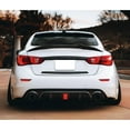 thumbnail image 4 of Universal Fit Smoked Lens 15-LED Rear Bumper Diffuser Rear Fog Pilot Light Kit w/ F1 Style Strobe Brake Feature & Adjustable Add-On Mounting Bracket For Car SUV, 4 of 9
