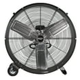 thumbnail image 7 of Comfort Zone 30-Inch 2-Speed High-Velocity Floor Fan with All-Metal Construction, Rubber Wheels, and Balanced Blades, 7 of 7
