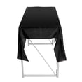 thumbnail image 1 of Disposable PEVA Oilproof Waterproof Plastic Tablecloth Table Cover for Birthday Party Black, 1 of 8