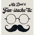 thumbnail image 5 of My Dad Is Fan-Tache-Tic Dad Jokes for Father's Day Adult Sand Long Sleeve Hoodie-Large, 5 of 6