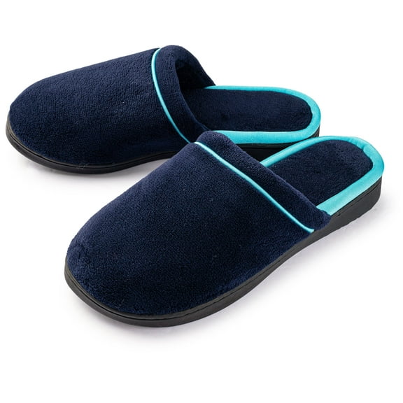 Roxoni Women's Terry Slip On Memory Foam Slippers -sizes 6 to 11.5 -style #3111