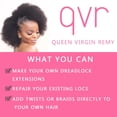 thumbnail image 2 of Hair Bulk Queen Virgin Remy Afro Kinky, 18 pulgadas, marrón oscuro, 2 of 6