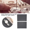 thumbnail image 2 of Veeki Rubber Repair Pad, 2pcs Watch Repairing Anti-Slip Mat Watchmakers Rubber Mat for Watch Repairing Maintenance Work Station Pad Accessories Watch Watchmaker Tool-051603, 2 of 5
