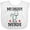 AA-White, variant on Inktastic Daddy is a Nurse Baby Boys or Girls Baby Bib