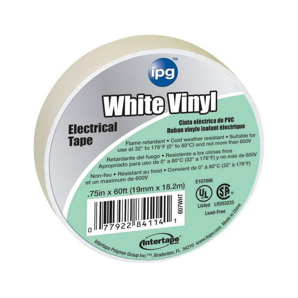 INTERTAPE TAPE ELEC WHT .75"X60' (Pack of 1)