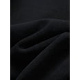 thumbnail image 5 of Women's High-Waisted Flare Pants, Front Seam Detail, Stretch Fabric, Suitable For Casual, Formal Occasions And Parties, Black, 5 of 6