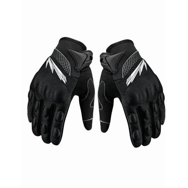 Guantes Xtellar Para Moto Motociclista Mujer Y Hombre Color Negro M