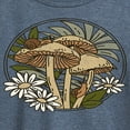 thumbnail image 3 of Instant Message - Spring - Mushrooms, Snails, & Daisies - Women's Short Sleeve Graphic T-Shirt, 3 of 6