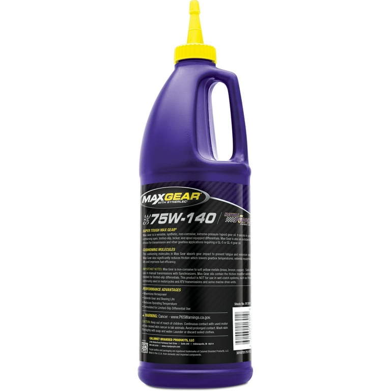 ロイヤルパープルMAX-GEAR 75w-140 2本セット Royal Purple Synthetic Max Gear 75W-140 Oil, 1 Quart