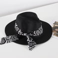 thumbnail image 2 of Ticikt Summer Hats for Women Wide Women Straw Beach Retro Hat Little Girl Sun Cap Foldable Ladies Hats,Color:Black, 2 of 5