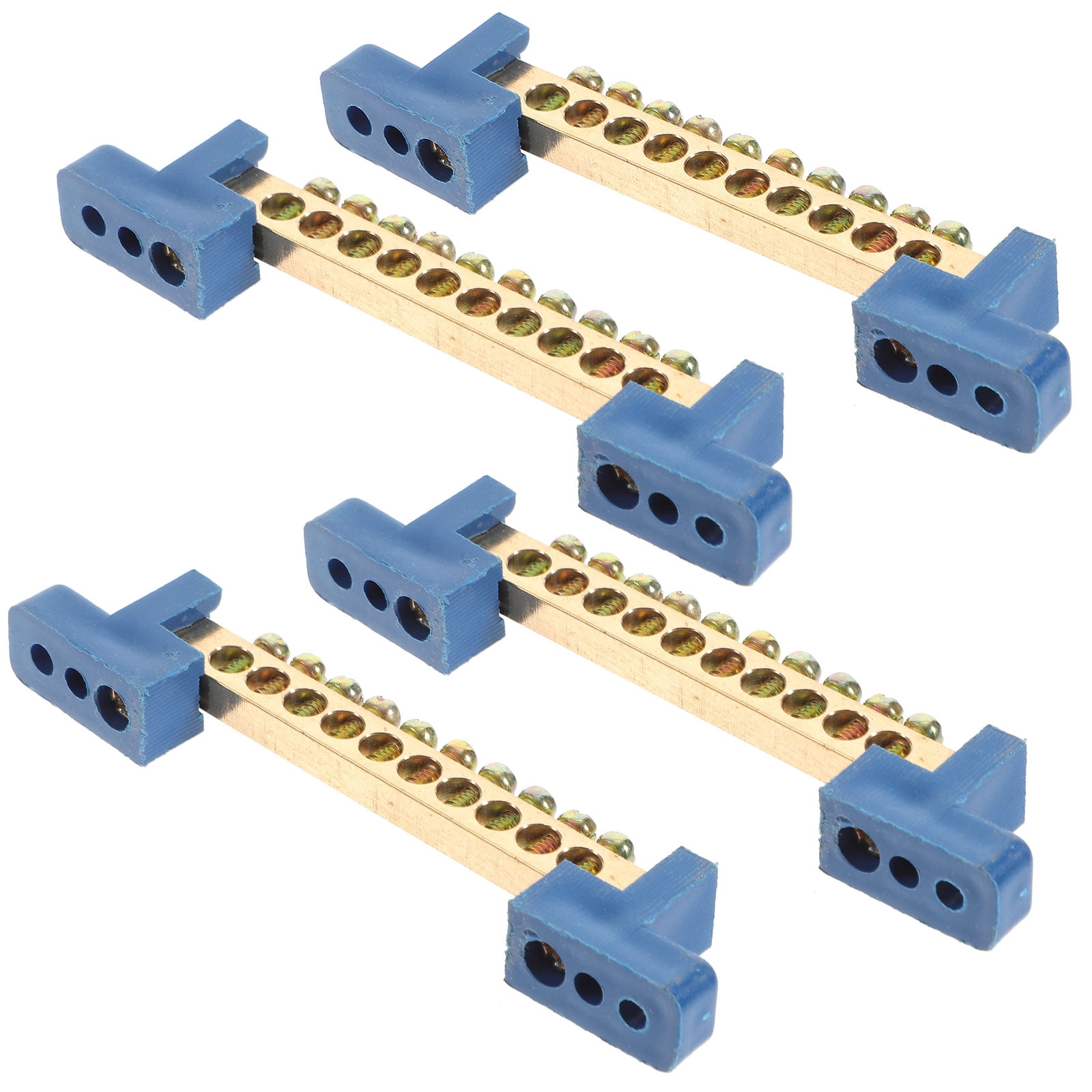 unbranded 16 pcs  Terminal Bus Bar 10 Holes Car Terminal Strip Distribution Terminal Block