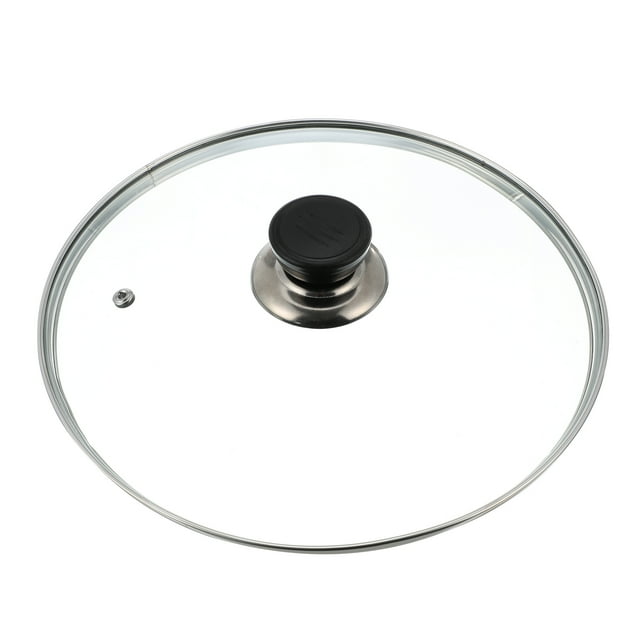 1pc Tempered Glass Pot Lid Transparent Visual Pot Cover Kitchen
