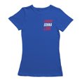 thumbnail image 2 of Lovers Gonna Love Women Royal Blue T-Shirt, Female x-Large, 2 of 3