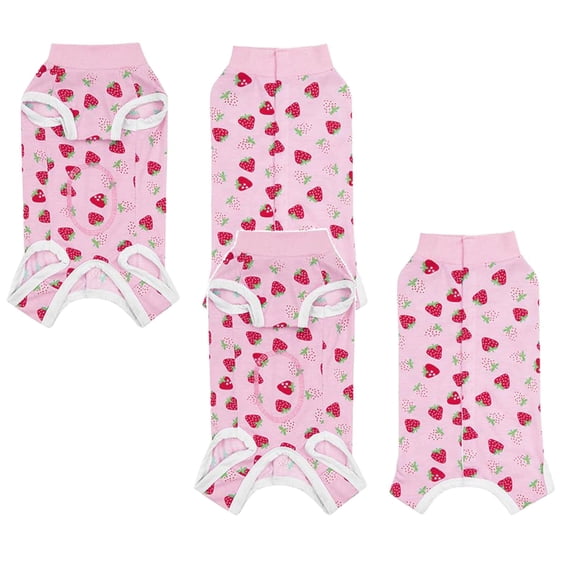 2Pcs 2026 Dog Recovery Suit With Pee Hole Post For Small & Medium Dogs And Cats Spay & Neuter Protective Suit Alternative To E Collar Comfortable Pet Body Su Pet Clothes Suitable For Cute Pets