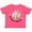 Vintage Hot Pink, variant on Inktastic Baseball Princess- Tiara Girls Toddler T-Shirt