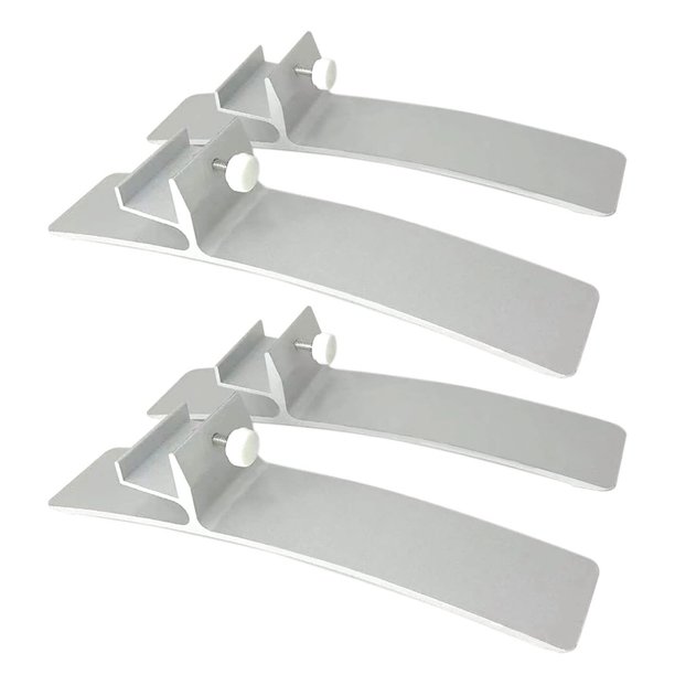 Soporte De Calentador Infrarrojo Soportes de base de calentador infrarrojo Herramienta de piernas de soporte de panel de calentamiento infrarrojo (4 piezas) Blanco Likrtyny Libre de BPA