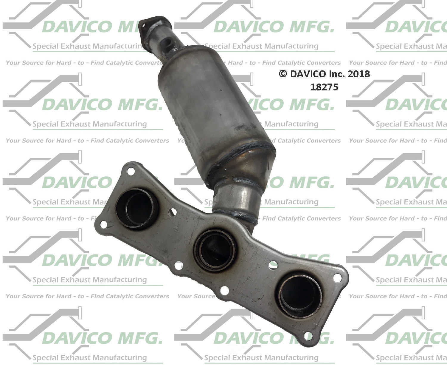 Davico 18275 Catalytic Converter, OE Replacement, Rear Fits select: 2007-2009 BMW 328, 2007-2010 BMW X5