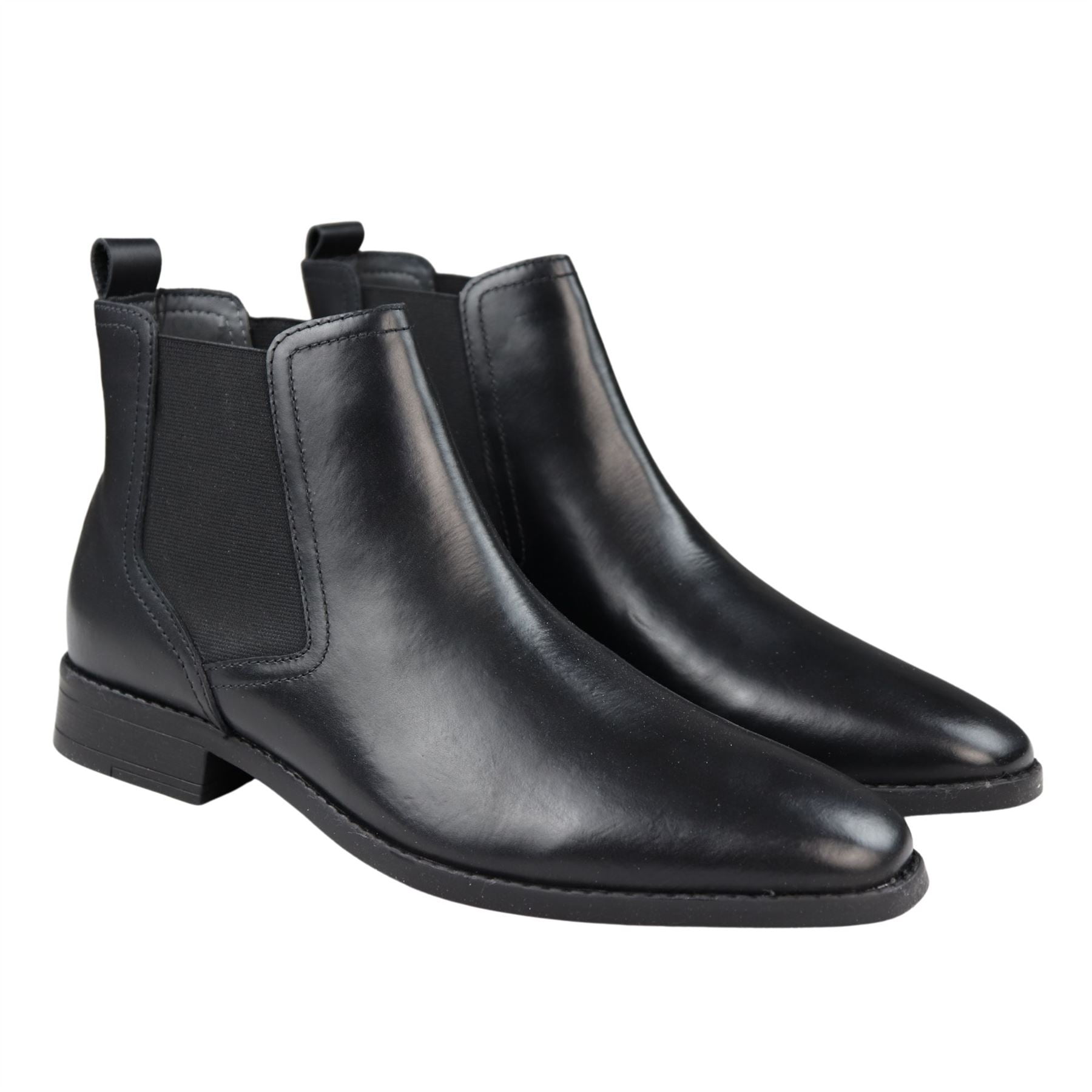 【関税込み】Chelsea Boot Pablo in Black Leather Hoxton-Cuban-Heel-Chelsea-Boot