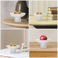 thumbnail image 5 of Fruit Tray Bowl Large Decorative Ceramic Footed Serving Dish Stand, 5 of 6