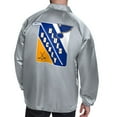 thumbnail image 2 of Men's Starter  Gray St. Louis Blues Printed Logo Coaches Full-Snap Jacket, 2 of 2