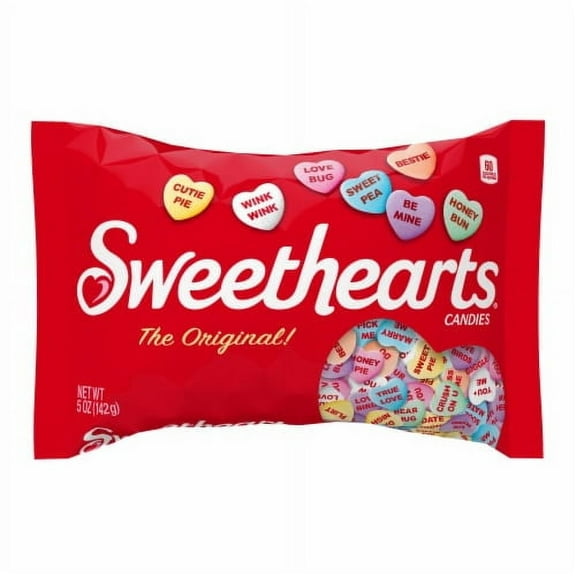 Sweethearts Tablet Candy, 5oz Pillow Bag