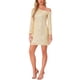 thumbnail image 2 of VESTIDO DE LENTEJUELAS LARGO DE MANGA LARGA PARA MUJER INSPIRE CHIC, VESTIDO DE FIESTA BRILLANTE CON CINTURÓN, 2 of 6