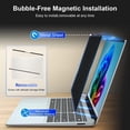 thumbnail image 2 of ouhos Magnetic Privacy Screen for MacBook Pro 13 Inch (2016, 2017, 2018, 2019, 2020, 2021, 2022, M1, M2) Removable Laptop Privacy Filter Shield and Protector, 2 of 7