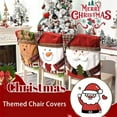 thumbnail image 2 of 2026 New Christmas Chair Covers,Christmas Themed Chair Cover for Dining Chairs,Cute Christmas Chair Decor Decorations for Banquet Kitchen Holiday Party Decor (C), 2 of 7