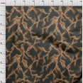 thumbnail image 4 of oneOone Cotton Jersey Brown Fabric Abstracts Craft Projects Decor Fabric Printed By The Yard 58 Inch Wide, 4 of 4