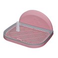 thumbnail image 1 of Puppy Training Toilet Dog Potty Tray Washable Durable Detachable Wire Grate Easy Pink L, 1 of 9