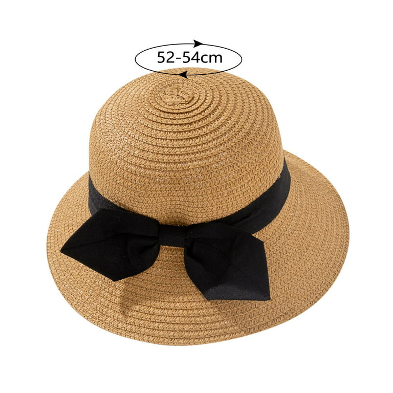 Womens Bow Visor Hat Vacation Travel Hat Summer Hat Foldable Outdoor Hat  Hiking Hats for Men Shade Hat Fisherman Hat Summer Hat Men Beach Hats  Floppy