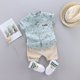 thumbnail image 2 of [Ready stock] 0-5Y Bebés Algodón Camisa De Moda Conjunto Bebé Niño Ropa De Verano Kids outfit Para Niños, 2 of 3