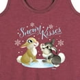 thumbnail image 3 of Disney Bambi - Christmas - Snowy Bunny Kisses - Women's Racerback Tank Top, 3 of 5