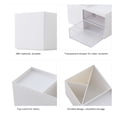 thumbnail image 4 of Cajón de almacenamiento de escritorio, caja de almacenamiento de cosméticos, organizador de plástico para joyería, papelería, 4 of 8