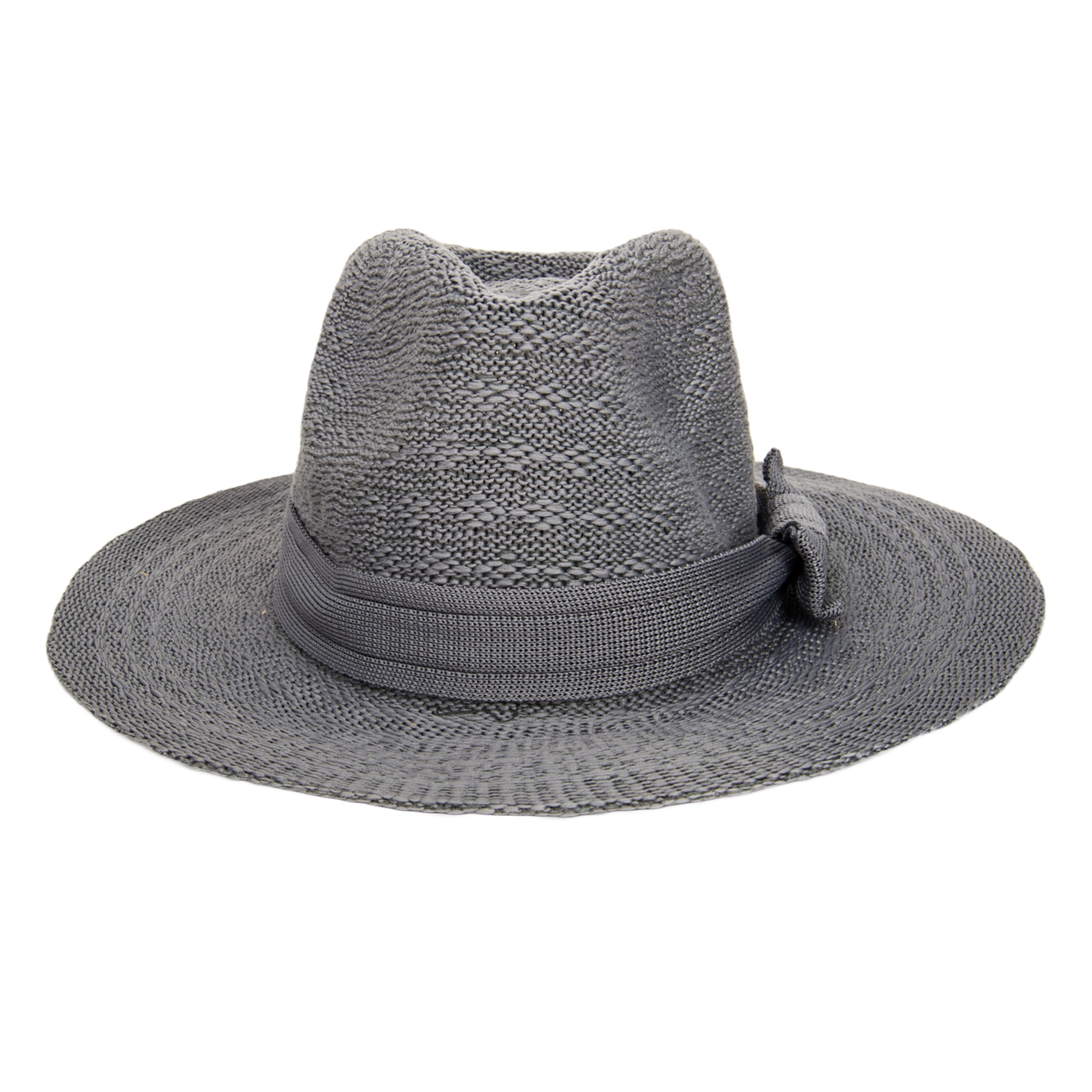 AERUSI Coco Keys Year Round Floppy Straw Sun Hat (Grey)