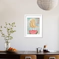 thumbnail image 3 of Yellow Bird, Pink Flower Framed Print Wall Art By Cassandra Cushman, 3 of 5