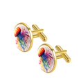 thumbnail image 2 of Jellyfish Stylish Men's Stainless Steel Shirt Cufflinks for Formal Attire - for Business Meetings and Special Occasions, 2 of 6