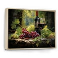 thumbnail image 2 of Designart "Calm Cabernet Moments" Wine Floater Framed Canvas Wall Art, 2 of 5