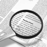 Canopus Magnifying Glass with Light: LED Magnifier with 2X and 4X Lens for Reading, Computer Repair, Jewelry