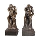 thumbnail image 4 of 2 sujetalibros de pensador, escultura de pensador, tapones de libros resistentes de resina, extremos de libro, estatua del pensador para decoración de, 4 of 8