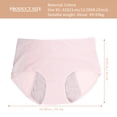 thumbnail image 2 of EeaseMX Juego de 3 bragas menstruales antifugas con absorción de humedad (talla L) (estilo mixto), 2 of 8